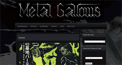 Desktop Screenshot of metalgallows.com